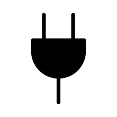 Plug Power Electricity Cable Energy vector icon