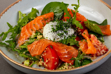 Salmon with Benedict