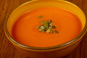 Hot Pumpkin soup