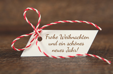 Frohe Weihnachten und ein schönes neues Jahr!