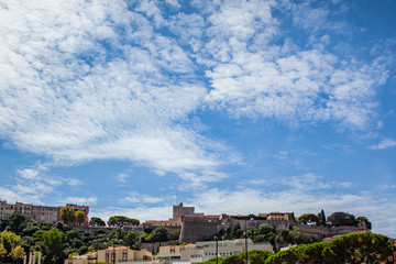 Fototapeta na wymiar panoramic view of monte carlo