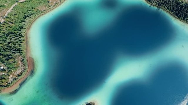 Aerial Zoom-out: Lake With Hidden Mickey 