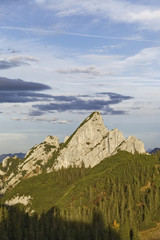 Fototapeta na wymiar Berggipfel in den Alpen 