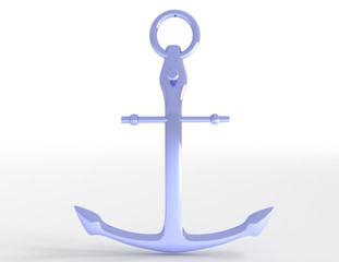 Archor icon concept. 3d  illlustration