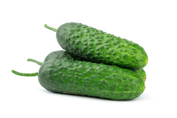 cucumber isolated on white background