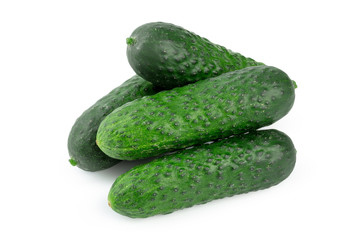 cucumber isolated on white background