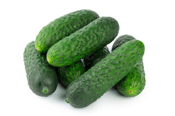 cucumber isolated on white background