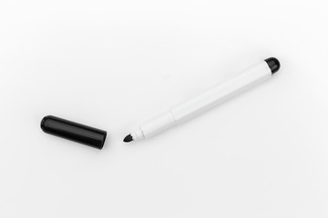 Whiteboard marker isolated on white background