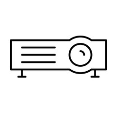 Projector Computer Hardware Digital Device Electronics vector icon