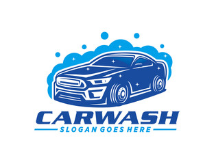 Fototapeta premium Car wash logo vector