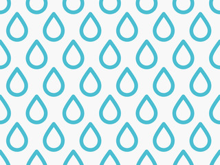 Drops Pattern. Endless Background. Seamless