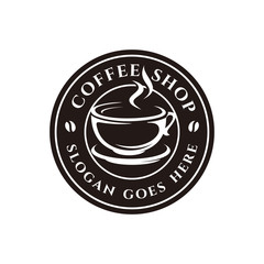 Coffee, coffee shop logo template