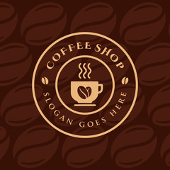Coffee, coffee shop logo template