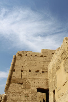Ancient ruins of Karnak Temple, Luxor, Egypt