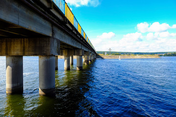 Concrete Bridge Supports, Staryy Saltov, Ukraine