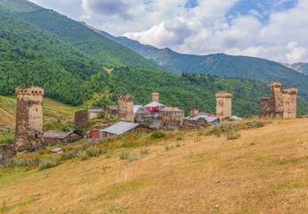 The Svaneti region is one of the most impressive exemple of the Georgian stunning beauty. Here the village of Chazhashi, a Unesco World Heritage site