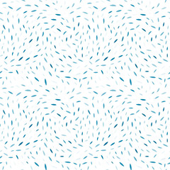 Vector organic seamless abstract background, freehand doodles pattern.Simple leaves background