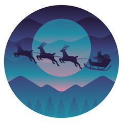Santa claus sleigh