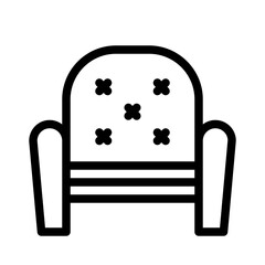 Seat Cinema Movie Theater Film vector icon