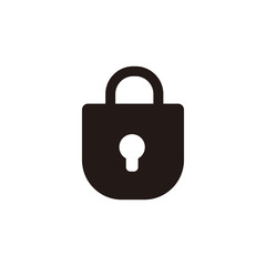 Lock icon vector
