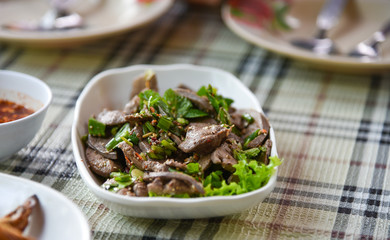 Pork Liver Spicy Salad