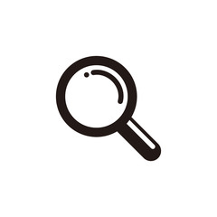 Magnifying glass icon symbol