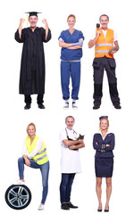 People with different professions