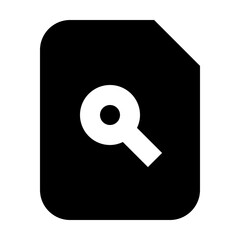 Search File Education Learning University vector icon