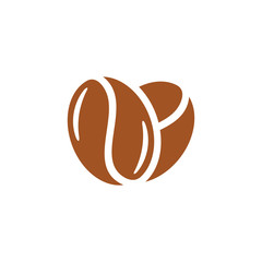 Coffee, coffee bean icon symbol