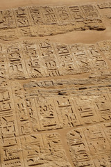 hieroglyph texture from Egypt karnak