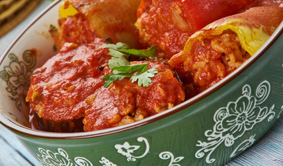 Balkan stuffed vegetables Dolmas
