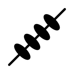 Spear Meat Kitchen Food Restaurant Bar Diner Drink vector icon