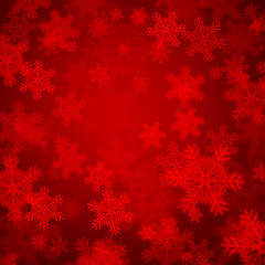 Naklejka na ściany i meble Abstract Red Christmas Background