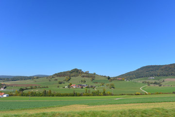 Fototapeta na wymiar Bözen - Kanton Aargau im oberen Fricktal 