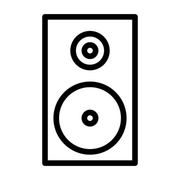 Speakerbox Music Sound Song Melody Tune vector icon