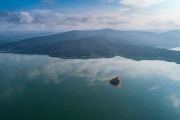 Jezioro Solinskie, Wyspa Mala aerial view