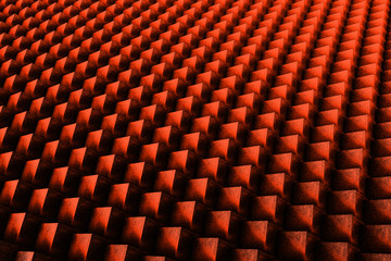 Obraz premium Red cubes background, painted style