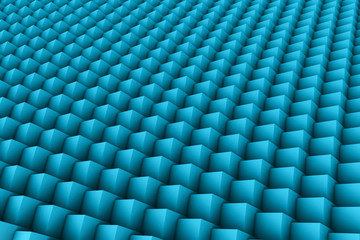 Blue cubes background