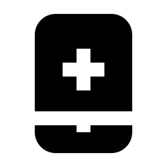 Smartphone App Medicine Hospital Doctor Medical vector icon