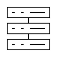 Server Electronics Devices Technology Products vector icon