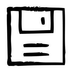 Save Floppy Web Interface Software vector icon
