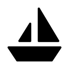 Ship Travel Trip Hotel Journey vector icon