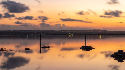 Fototapeta premium Laguna Rosa at sunset