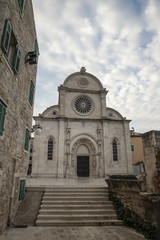 Fototapeta na wymiar The Cathedral of St James in Sibenik