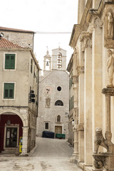 Fototapeta na wymiar The Cathedral of St James in Sibenik