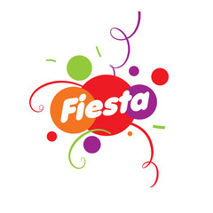 Abstract logo for the Fiesta. Vector illustration.