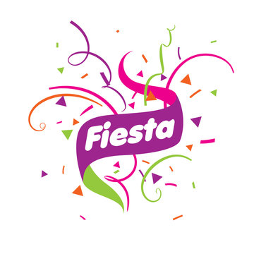 Abstract logo for the Fiesta. Vector illustration.