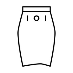 Skirt Women Clothes Fashion Wear Laundry Clothing vector icon