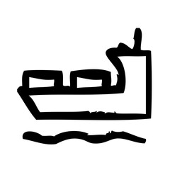 Ship Harbor City Town Map Locations vector icon