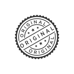 Original stamp vector template